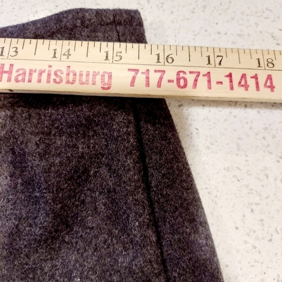 Gap Mini Skirt Dark Gray Wool Blend Button Up Fully Lined NWT Women's Size 4 - Picture 8 of 9